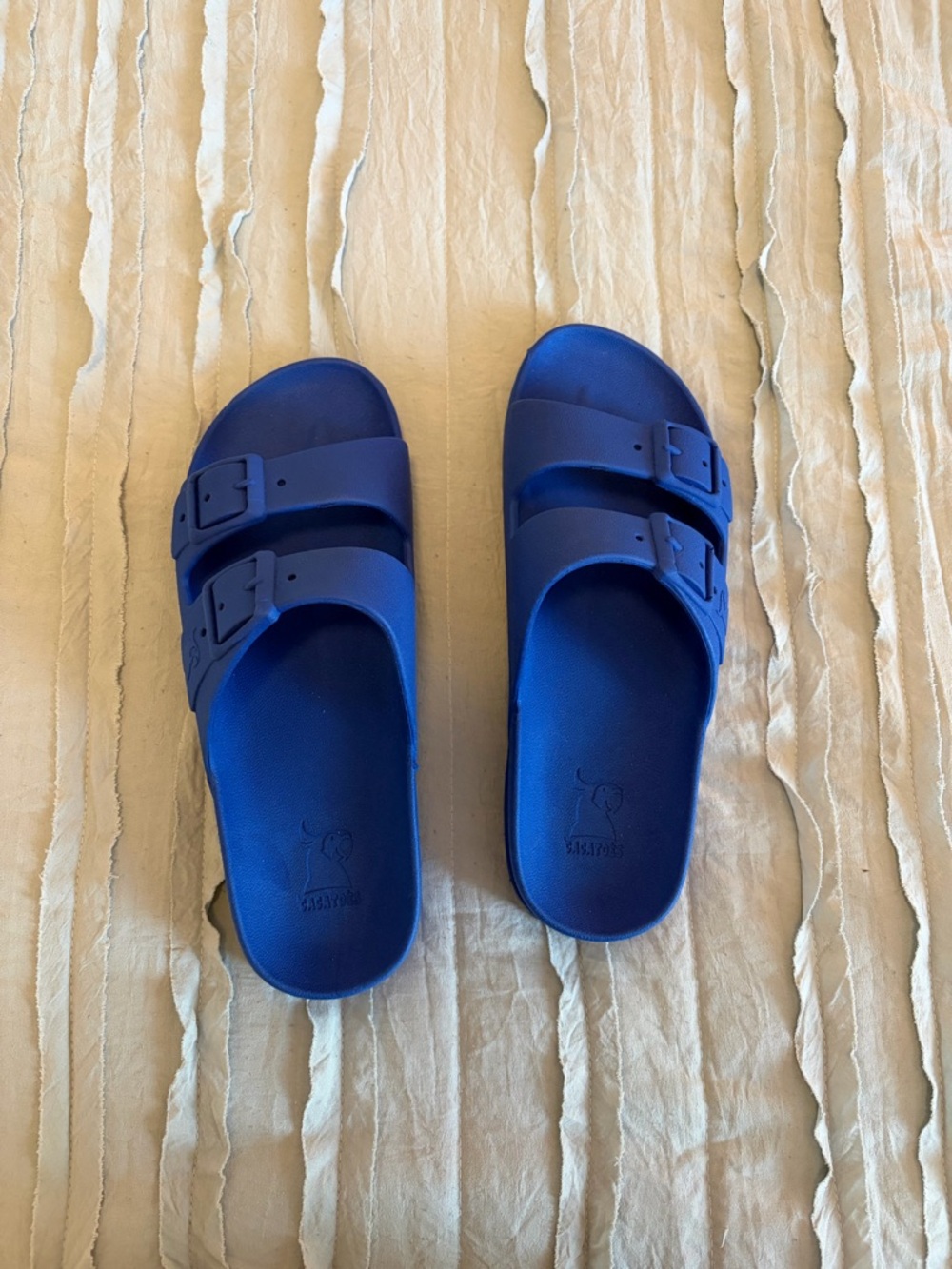 NWT Cacatoes Rio De Janeiro Double Buckle Slide Sandals | Size 9